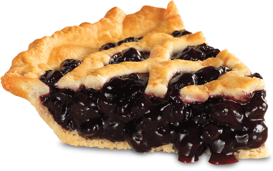 Blueberry Pie Slice Transparent Background