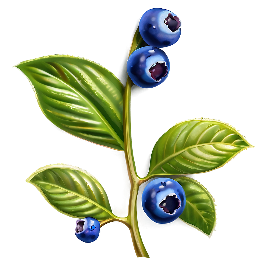 Blueberry Sprig Png 1