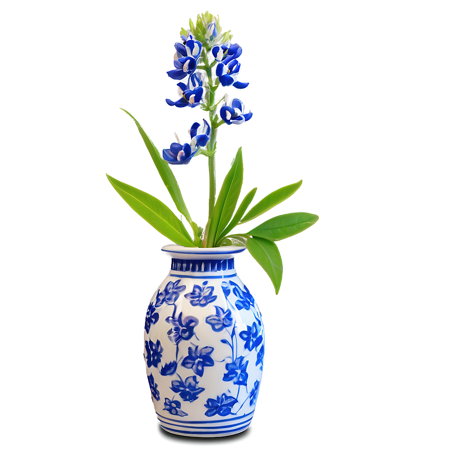 Bluebonnet In A Vase Png 42