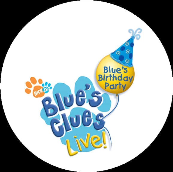 Blues Clues Live Birthday Party Logo