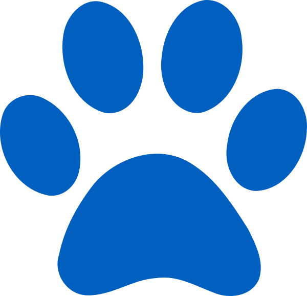 Blues Clues Paw Print Graphic