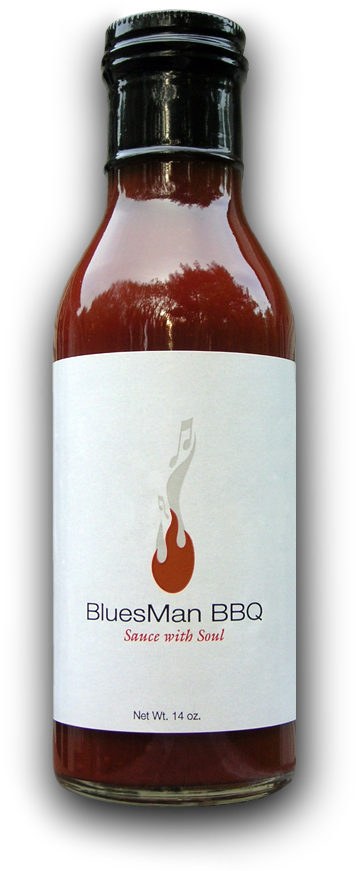 Blues Man B B Q Sauce Bottle