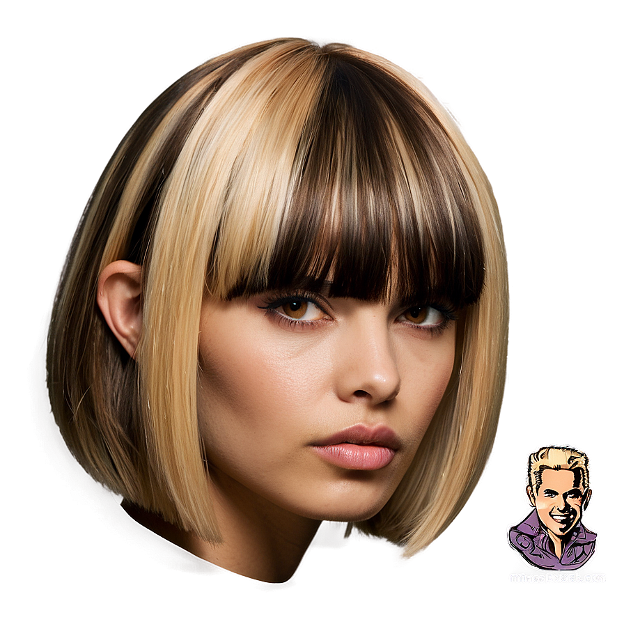 Blunt Bangs Cut Png 05252024