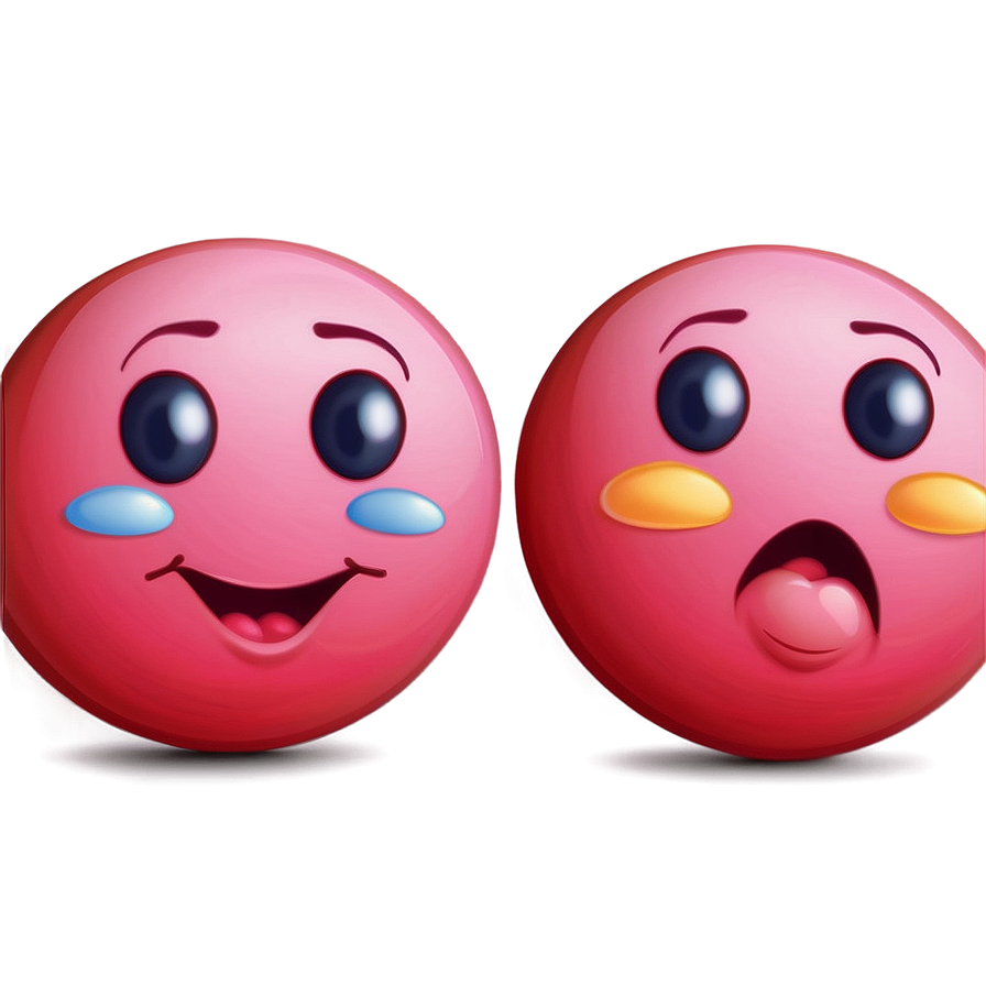 Blushing Emoji Reaction Facebook Png 30