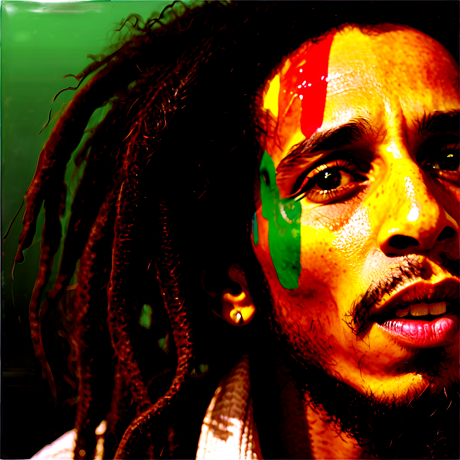 Bob Marley Close-up Png Tgt