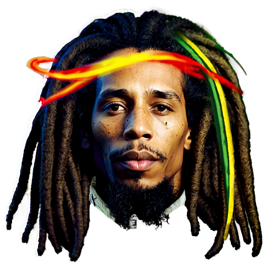 Bob Marley Dreadlocks Png 06122024