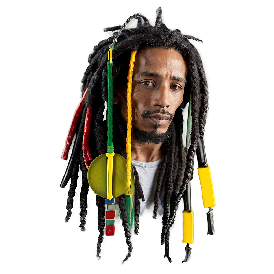 Bob Marley Dreadlocks Png Hon84