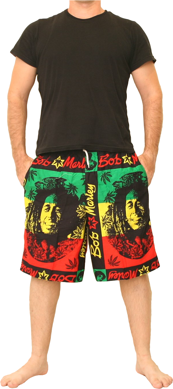 Bob Marley Themed Board Shorts