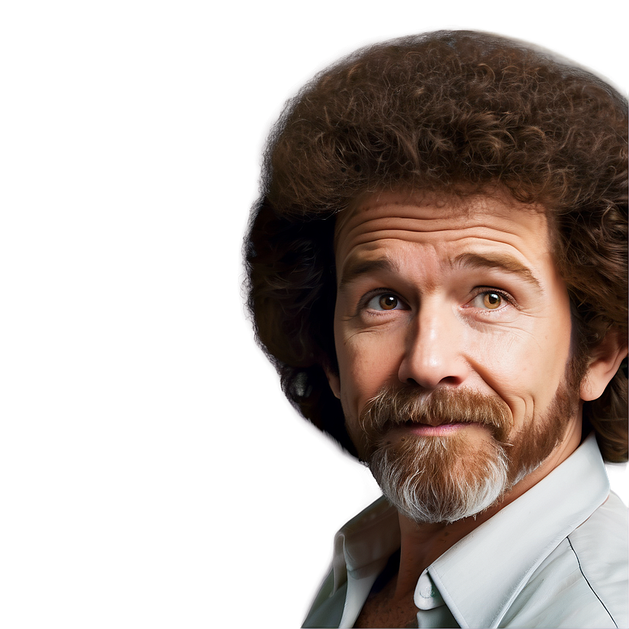 Bob Ross Hair For Animation Png 95