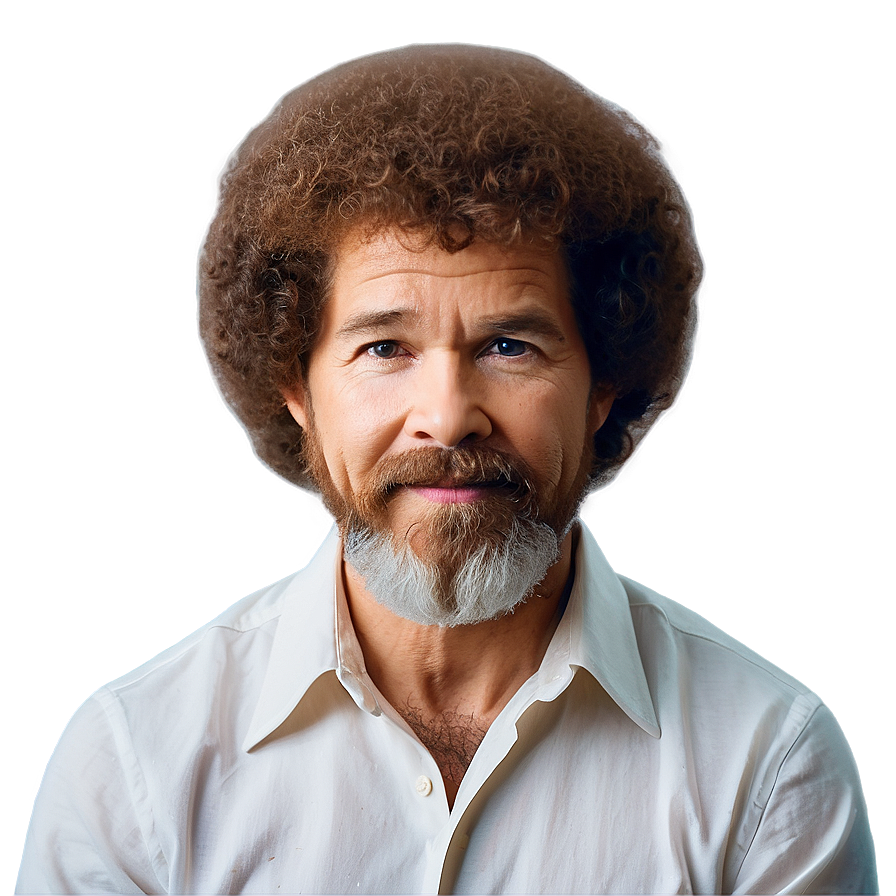 Bob Ross Hair For Social Media Png Fdr51