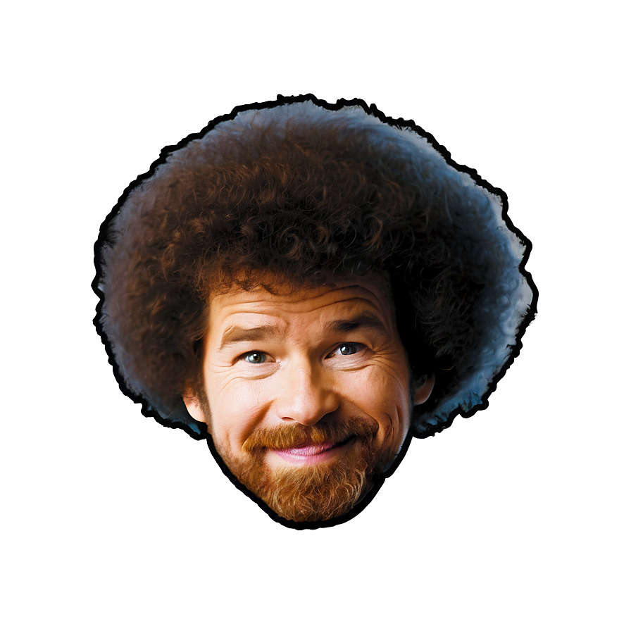 Bob Ross Signature Hair Png 41