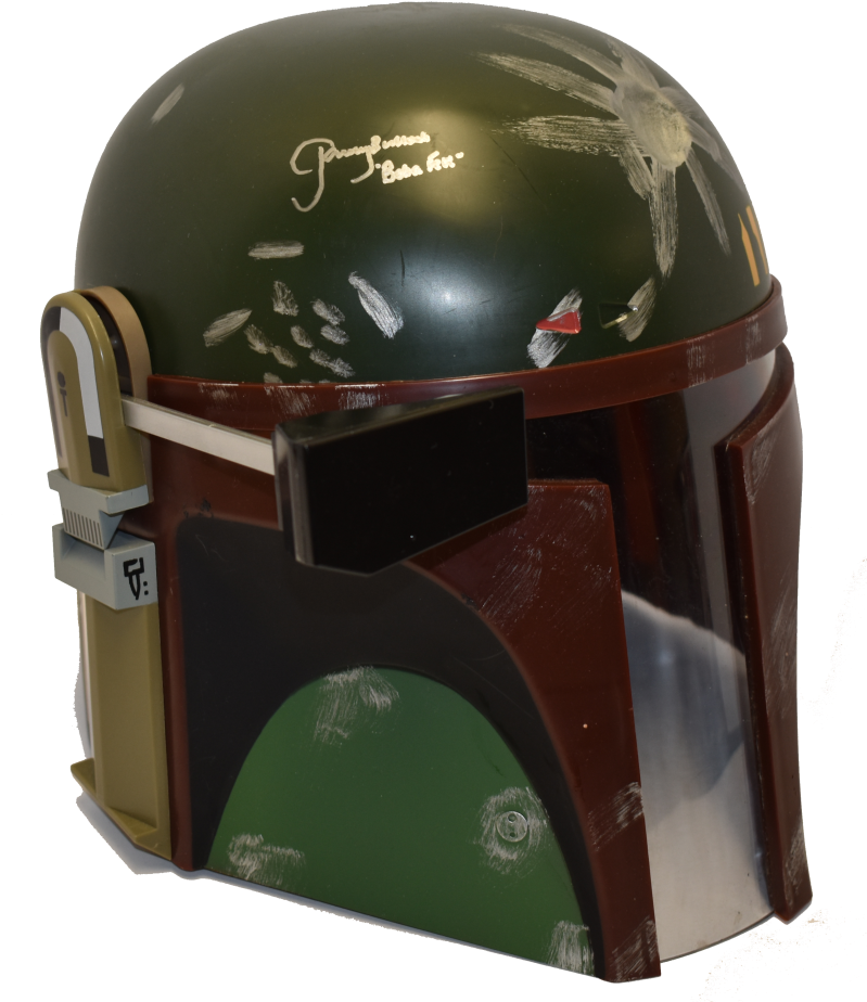 Boba Fett Helmet Signature Detail