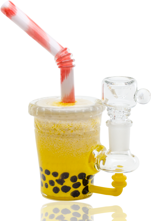 Boba Tea Glass Bong Hybrid