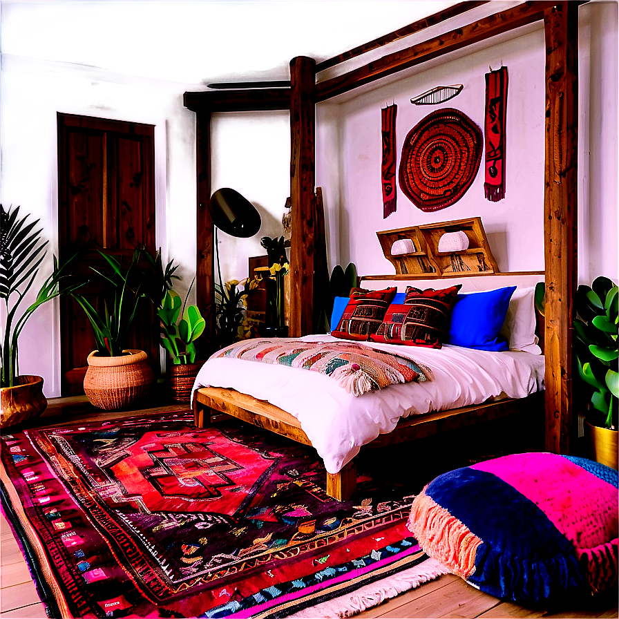 Bohemian Bedroom Decor Png Kdx