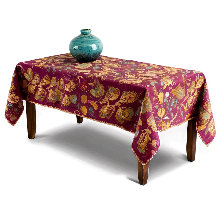 Bohemian Chic Table Cloth Png Cde23