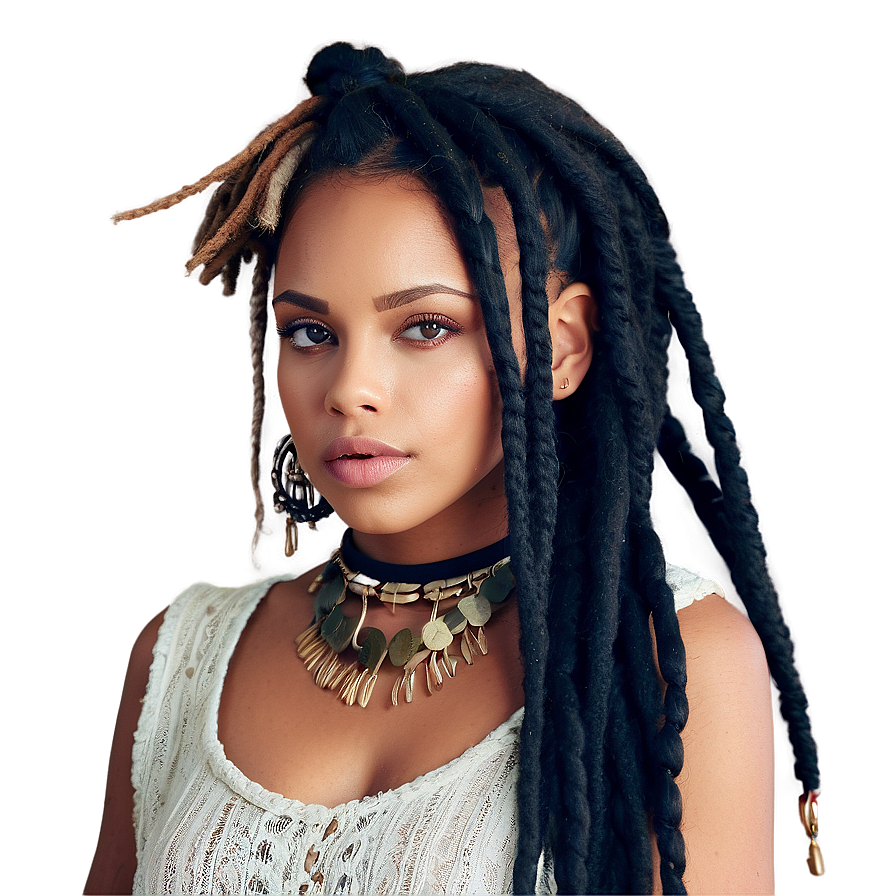 Bohemian Dreadlocks Ideas Png 06252024