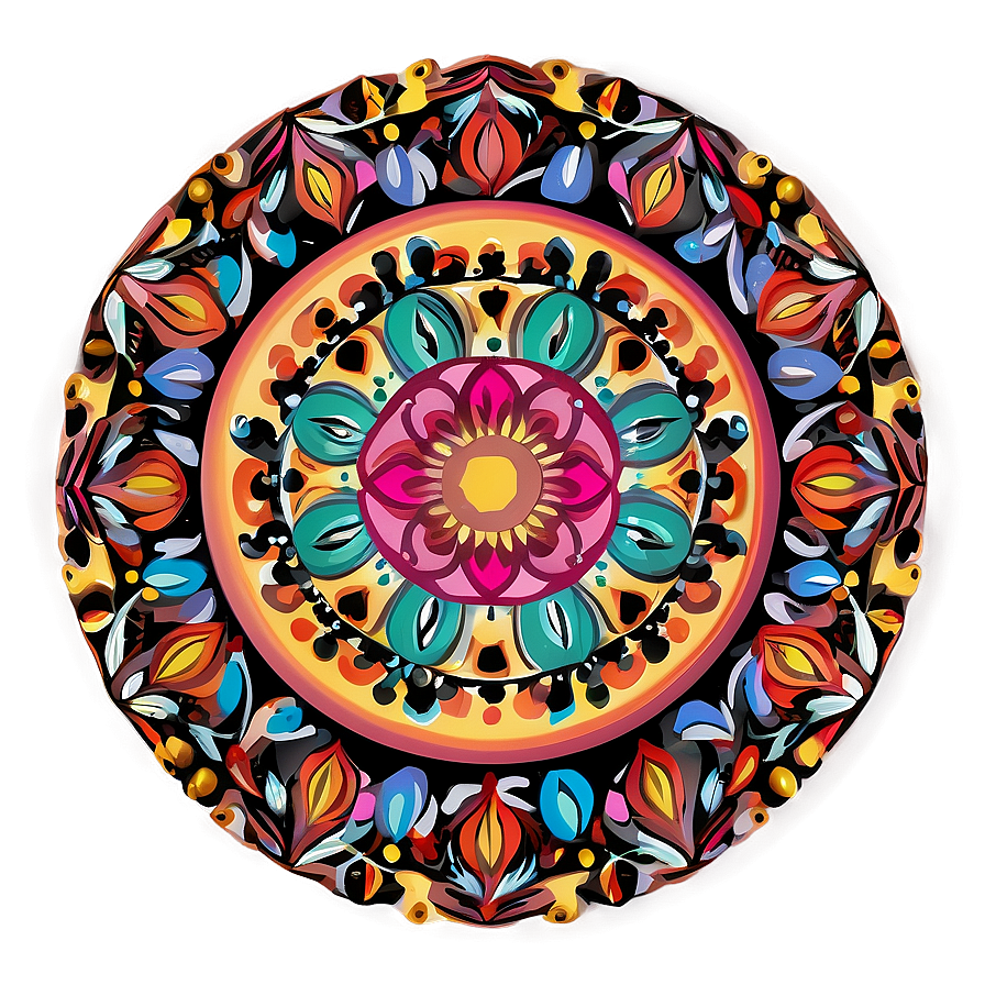 Bohemian Mandala Graphic Png 06112024