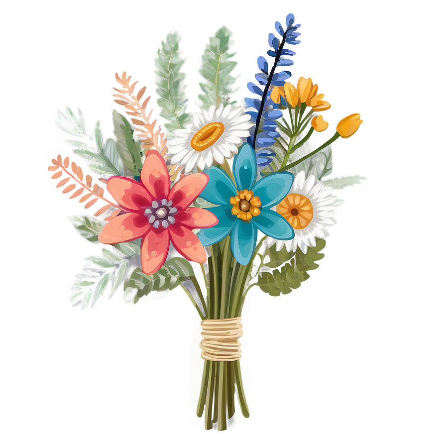 Boho Chic Bouquet Png Eoi