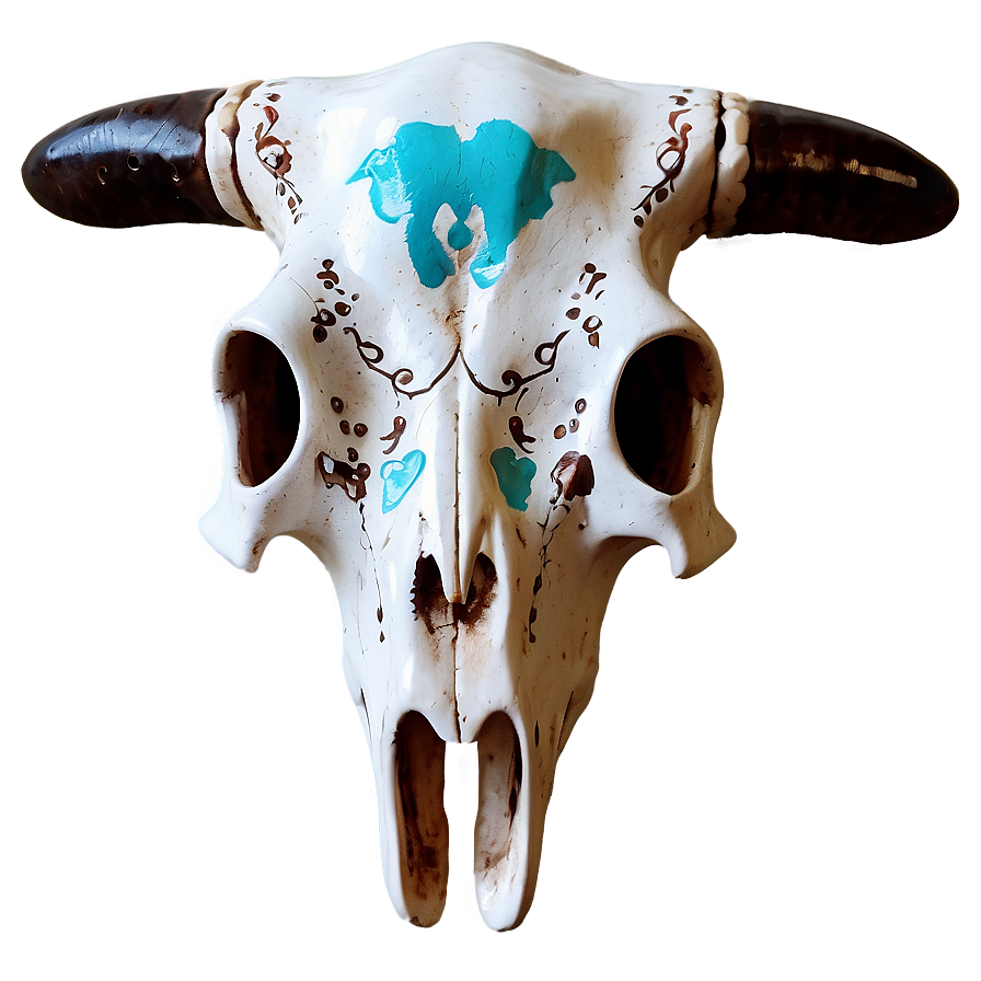 Boho Chic Cow Skull Png Dld67