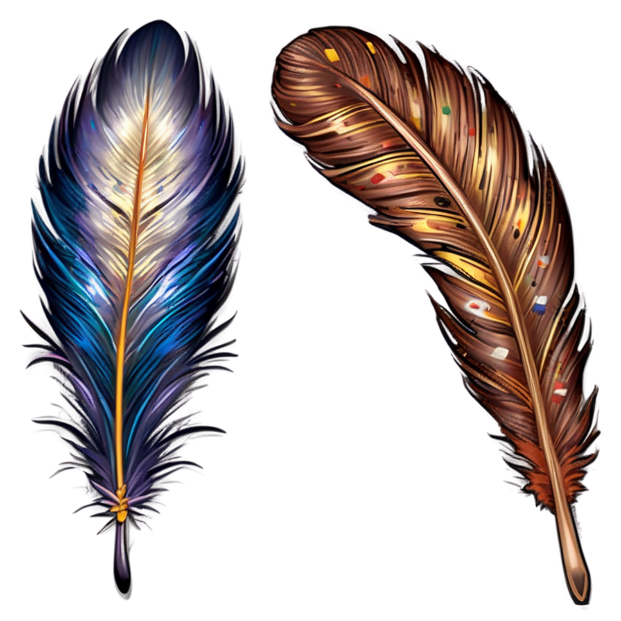 Boho Chic Feather Png Rre