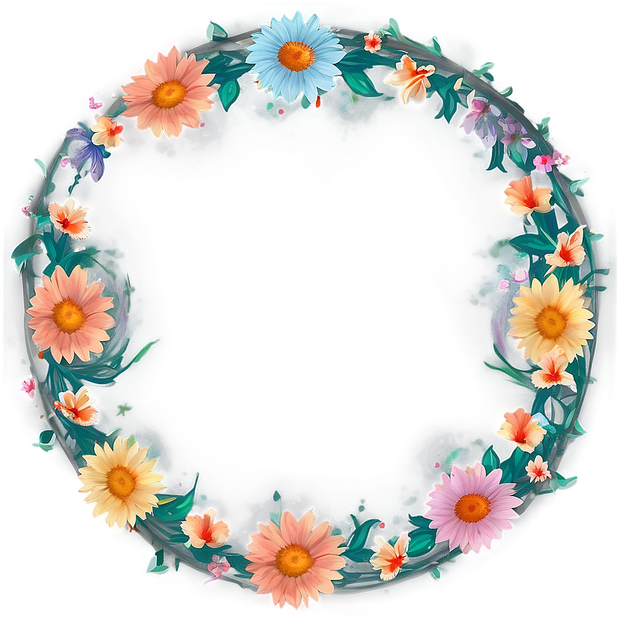 Boho Circle Frame Png Hkp