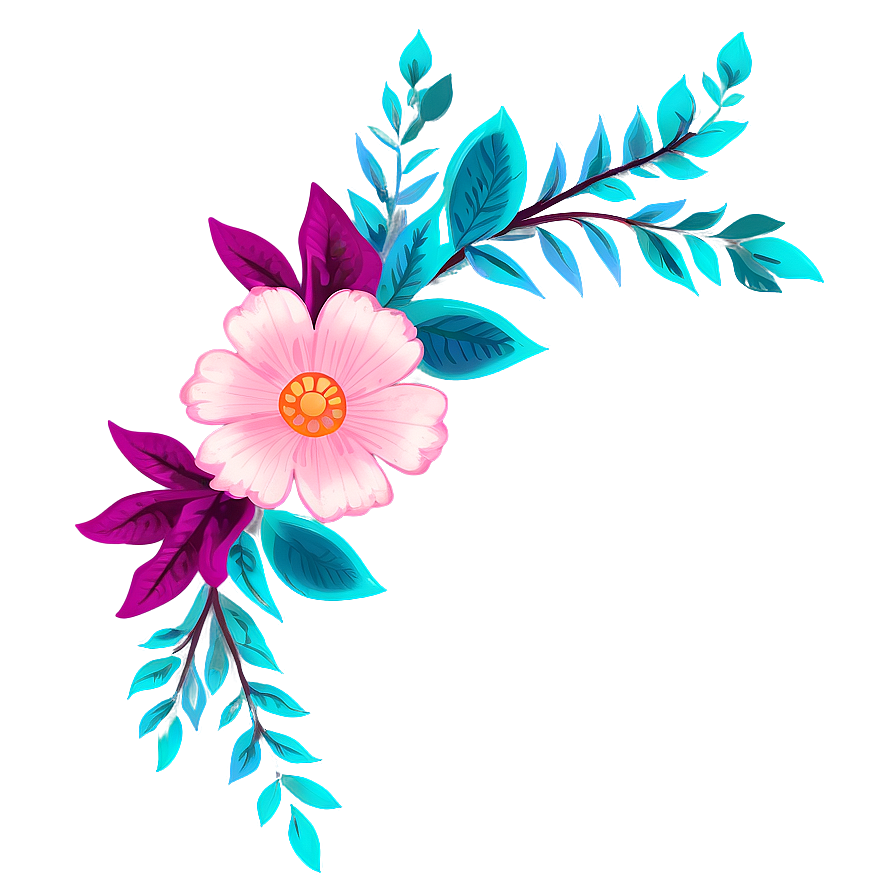 Boho Flowers Clip Png Gtx22