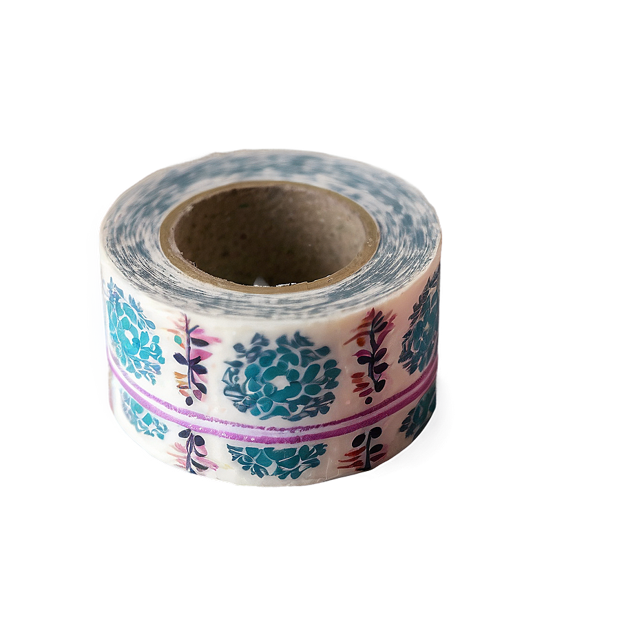 Boho Washi Tape Aesthetic Png 06272024