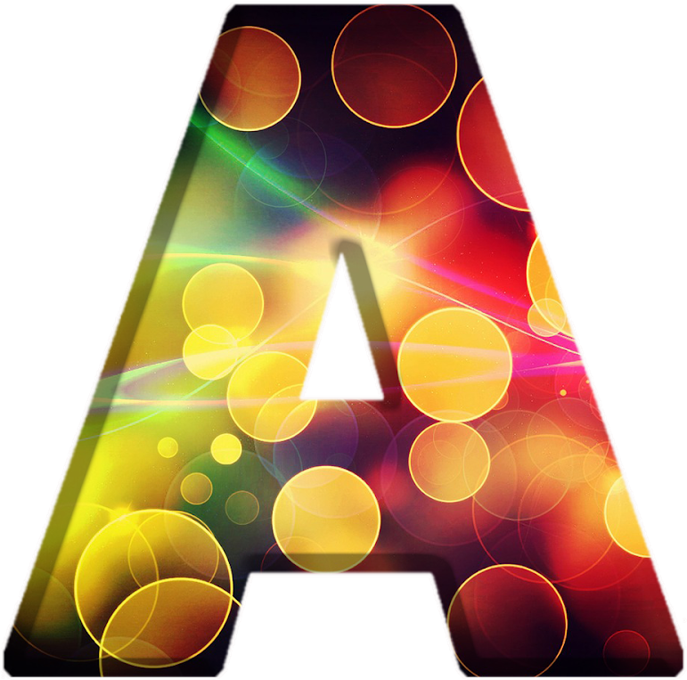 Bokeh Letter A Background