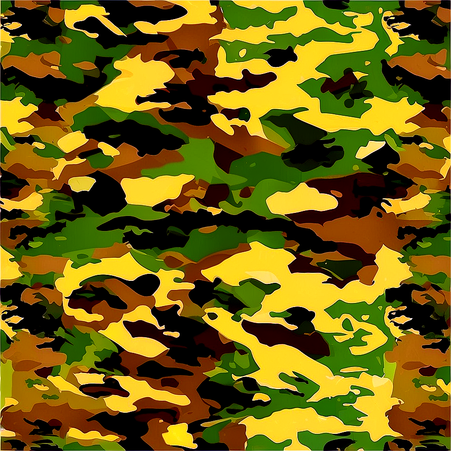 Bold Camo Print Png Bab44