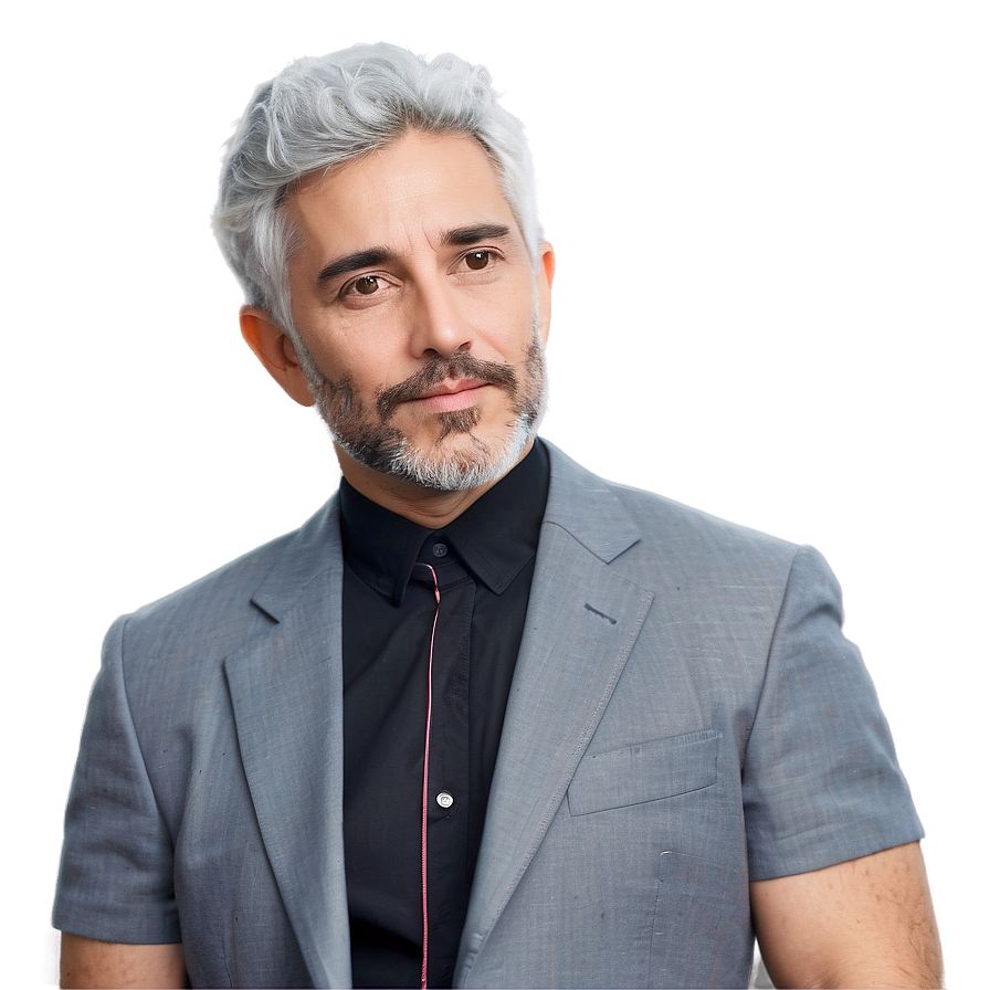 Bold Grey Hair Choice Png 06282024