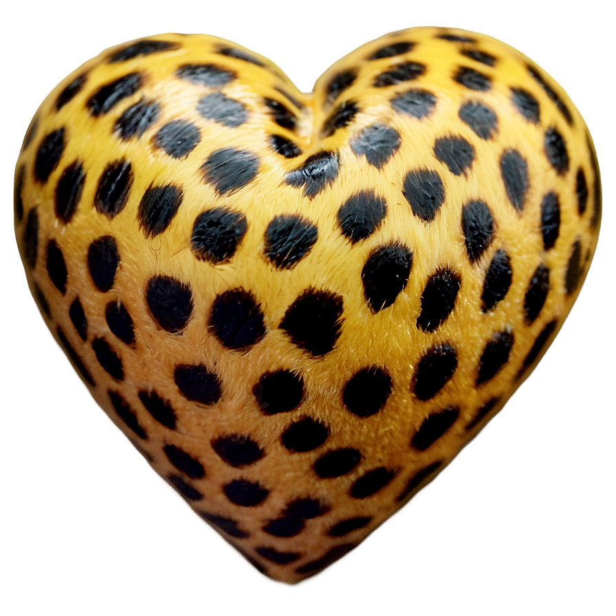 Bold Leopard Heart Icon Png Ycv