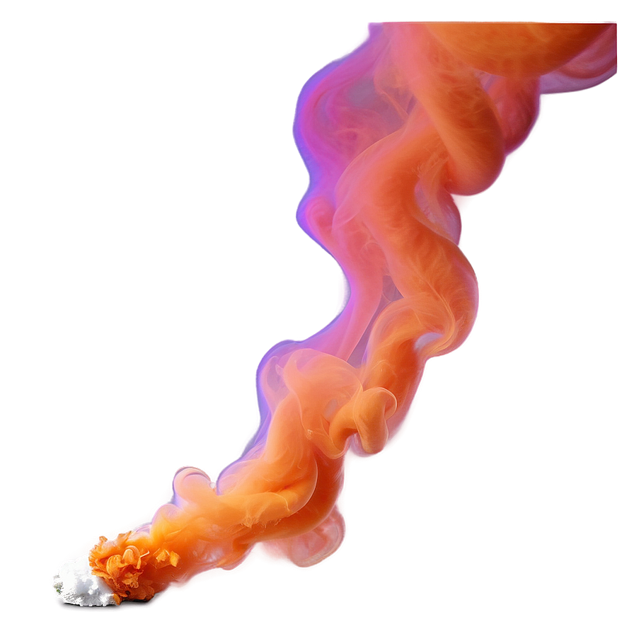 Bold Orange Smoke Png Aci