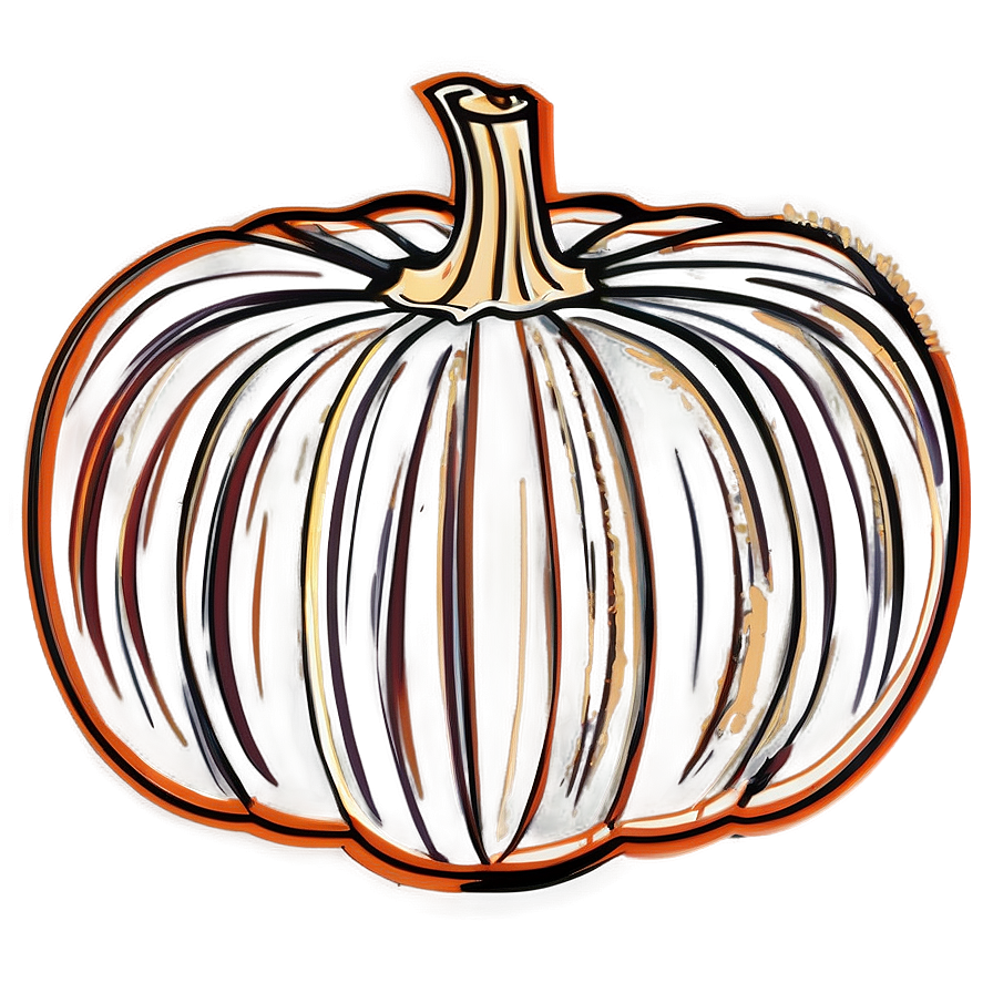 Bold Pumpkin Outline Image Png Bxd