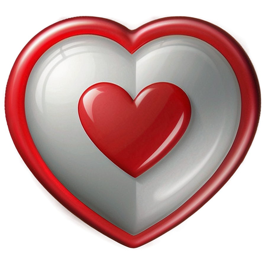 Bold Red Heart Emoji Png 6