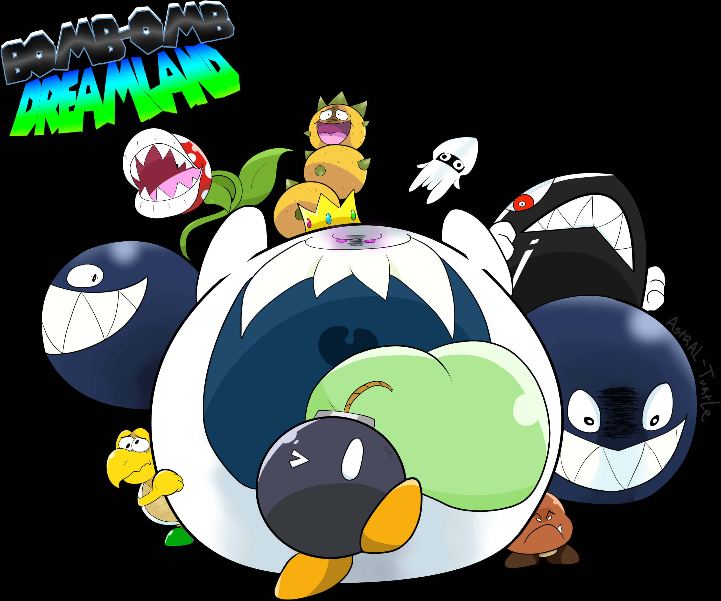 Bomb Omb Dreamland Cartoon Characters