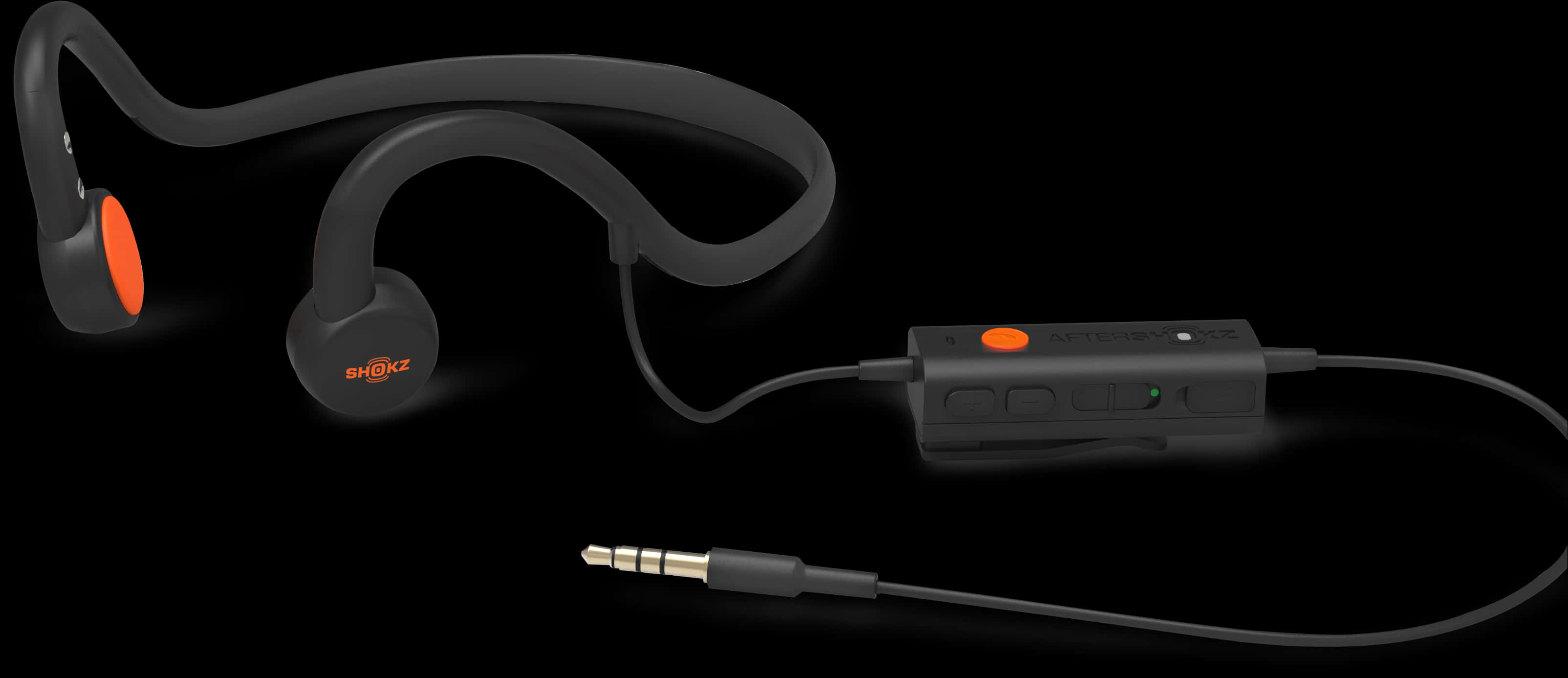 Bone Conduction Headphoneswith Inline Control