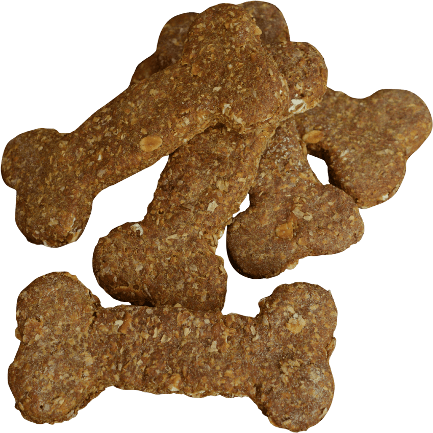 Bone Shaped Dog Biscuits Stacked