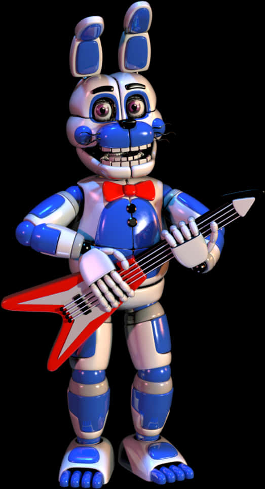 Bonnie_with_ Guitar_ F N A F_ Render