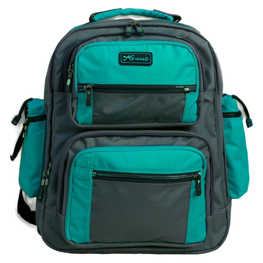 Book Bag With Side Pockets Utility Png Rik68