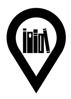 Book Lover Pin Icon