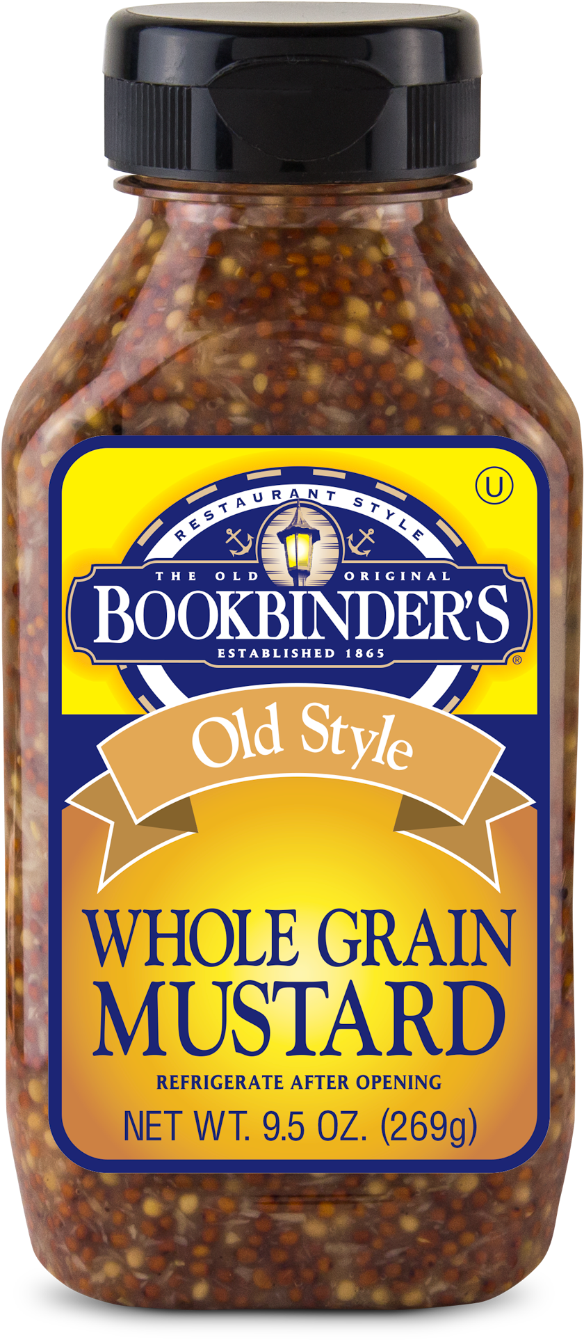 Bookbinders Old Style Whole Grain Mustard Bottle