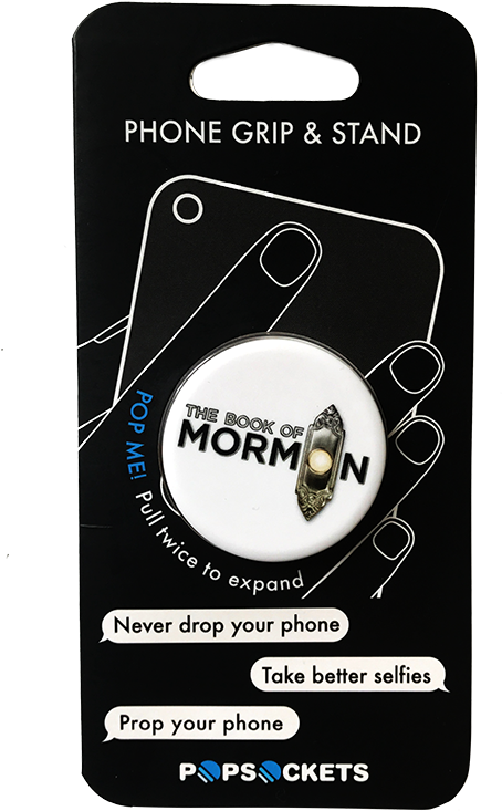 Bookof Mormon Pop Socket Packaging