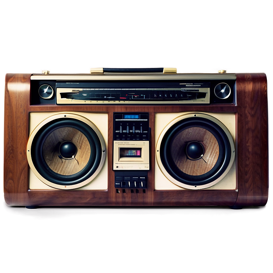 Boombox Retro Stereo Png 06112024