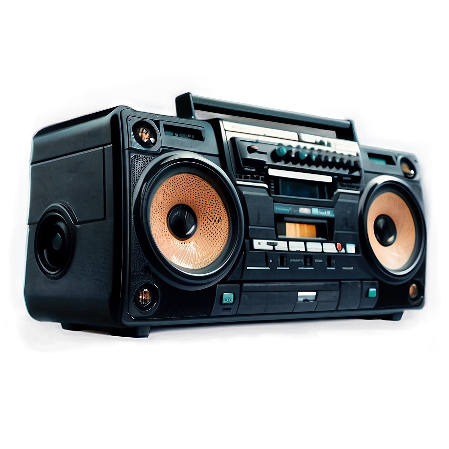 Boombox With Cassette Player Png 89