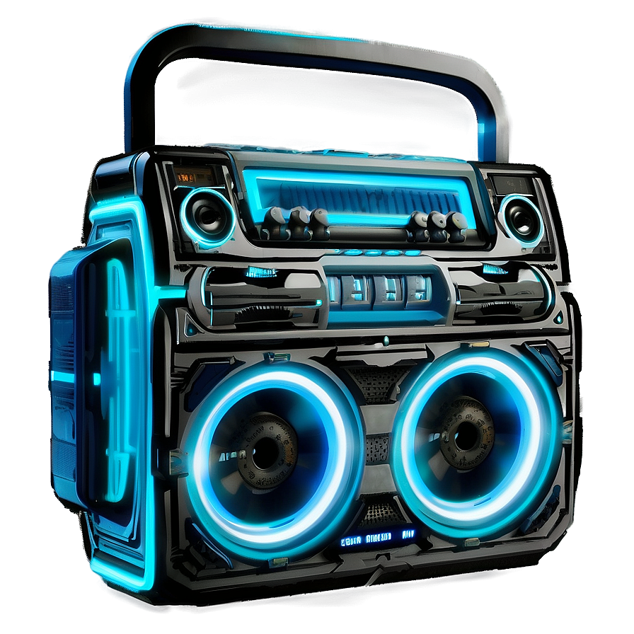 Boombox With Led Lights Png 75