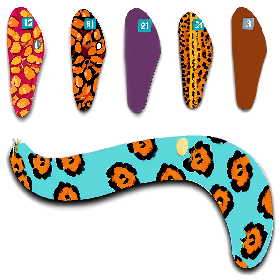 Boomerang With Animal Prints Png 18