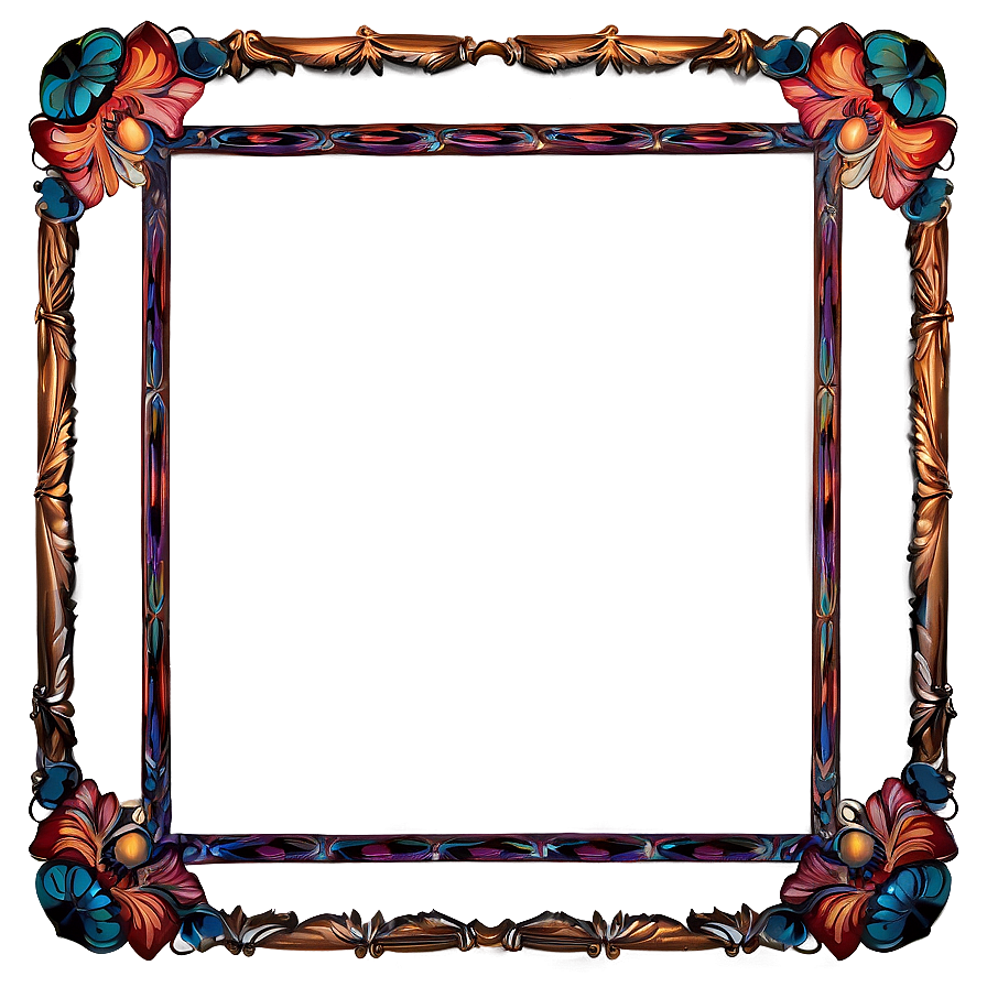 Border Decorative Frame Png Whq