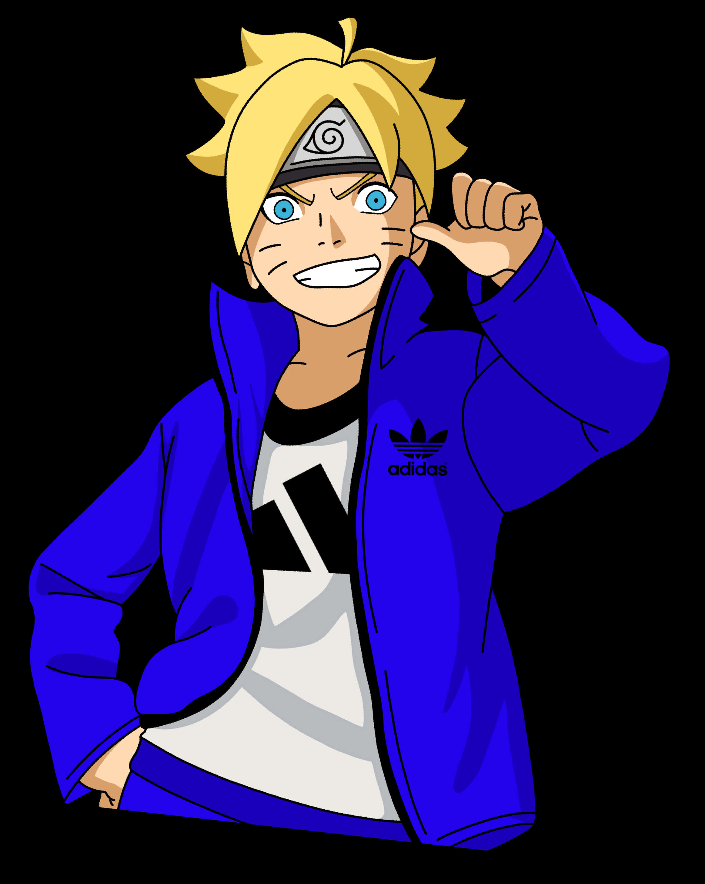 Boruto Modern Casual Outfit