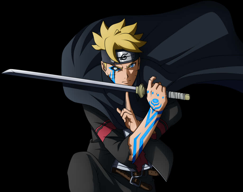 Boruto Uzumaki Ninja Pose