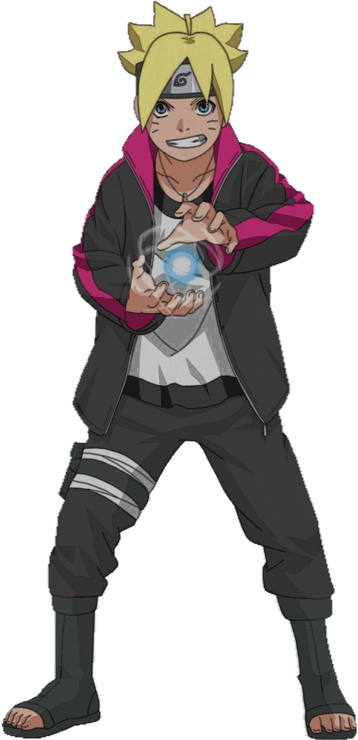 Boruto Uzumaki Performing Rasengan